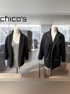 New Chico’s  Zenergy Dry Wick Jacket